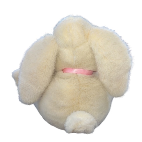 Mary Meyer Bunny Rabbit Hand Puppet Buck Teeth Pink Ears Feet Bow 9” Inches - Picture 3 of 7